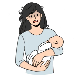 Bé bú không đúng cách, làm mẹ đau và khó chịu?